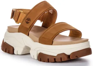 Timberland Adley Way Sandals In Wheat For Women Shoes Timberland
