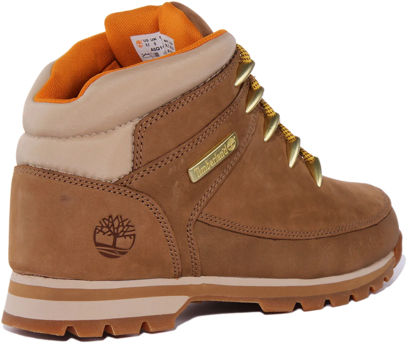 Timberland Euro Sprint Hiker A5Q14 In Brown Shoes Timberland