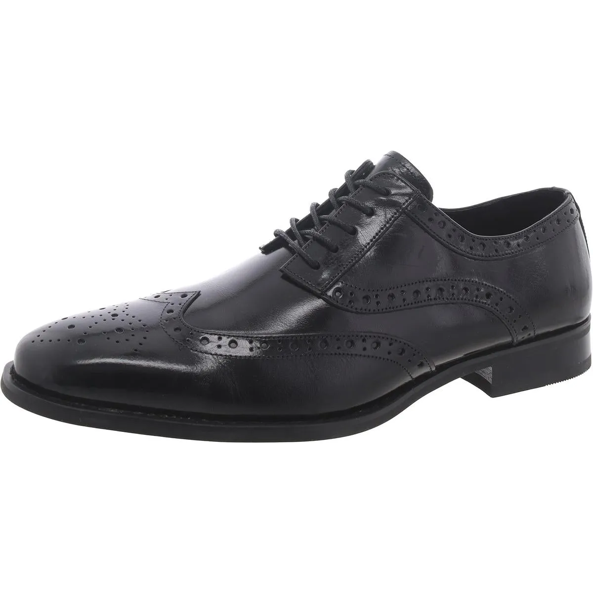 Tinsley Mens Leather Wingtip Oxfords