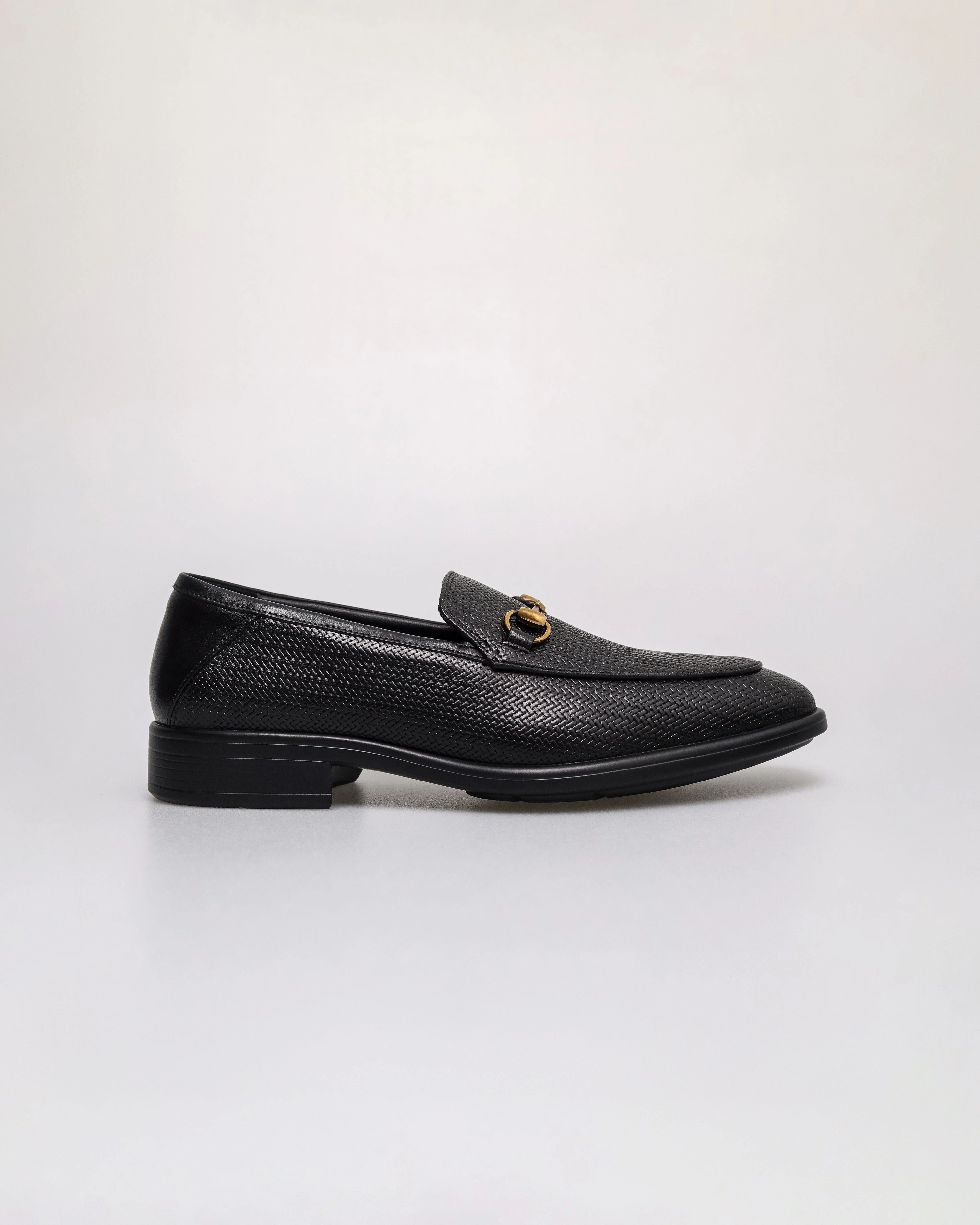 Tomaz F428 Men's Woven Horsebit Loafers