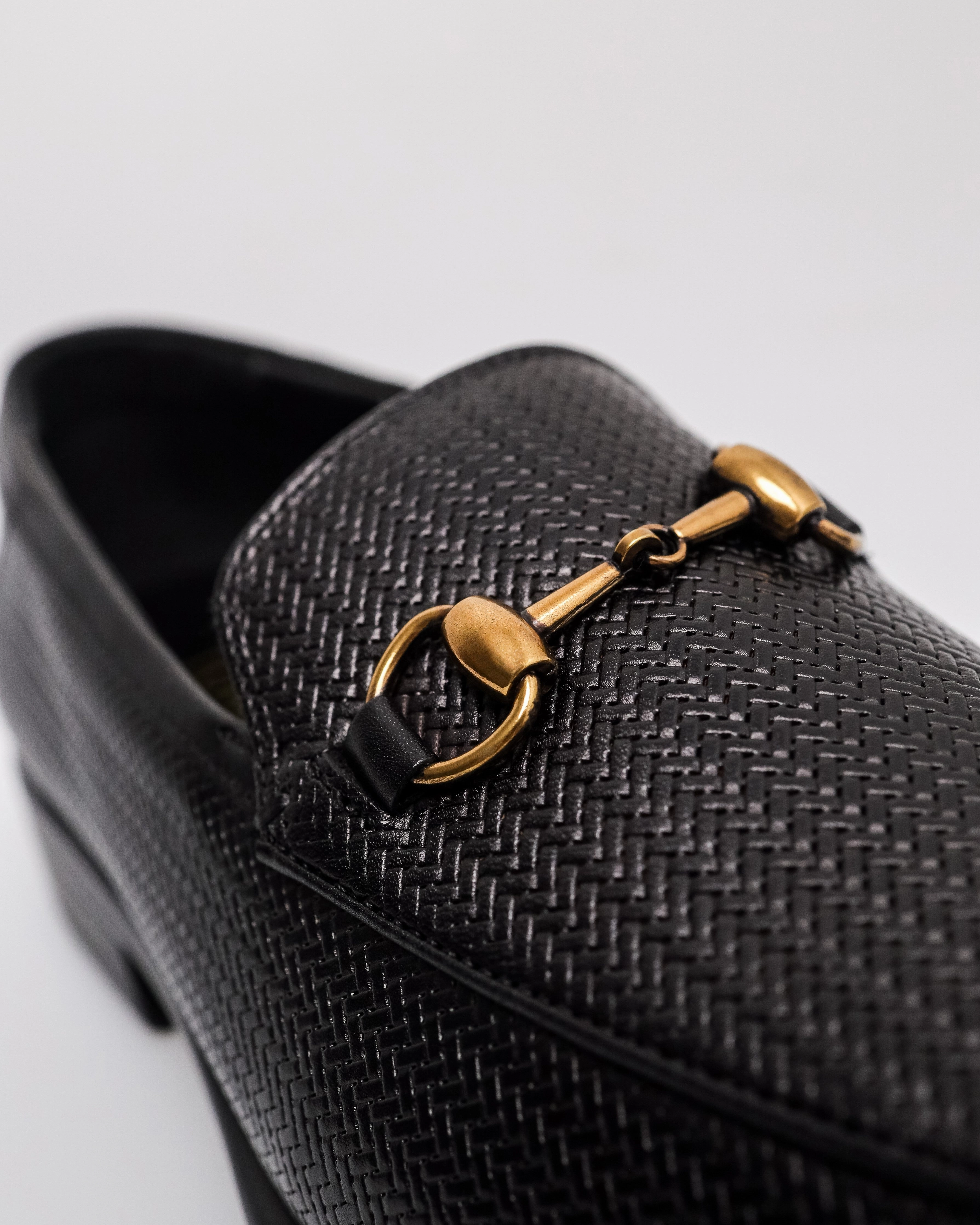 Tomaz F428 Men's Woven Horsebit Loafers