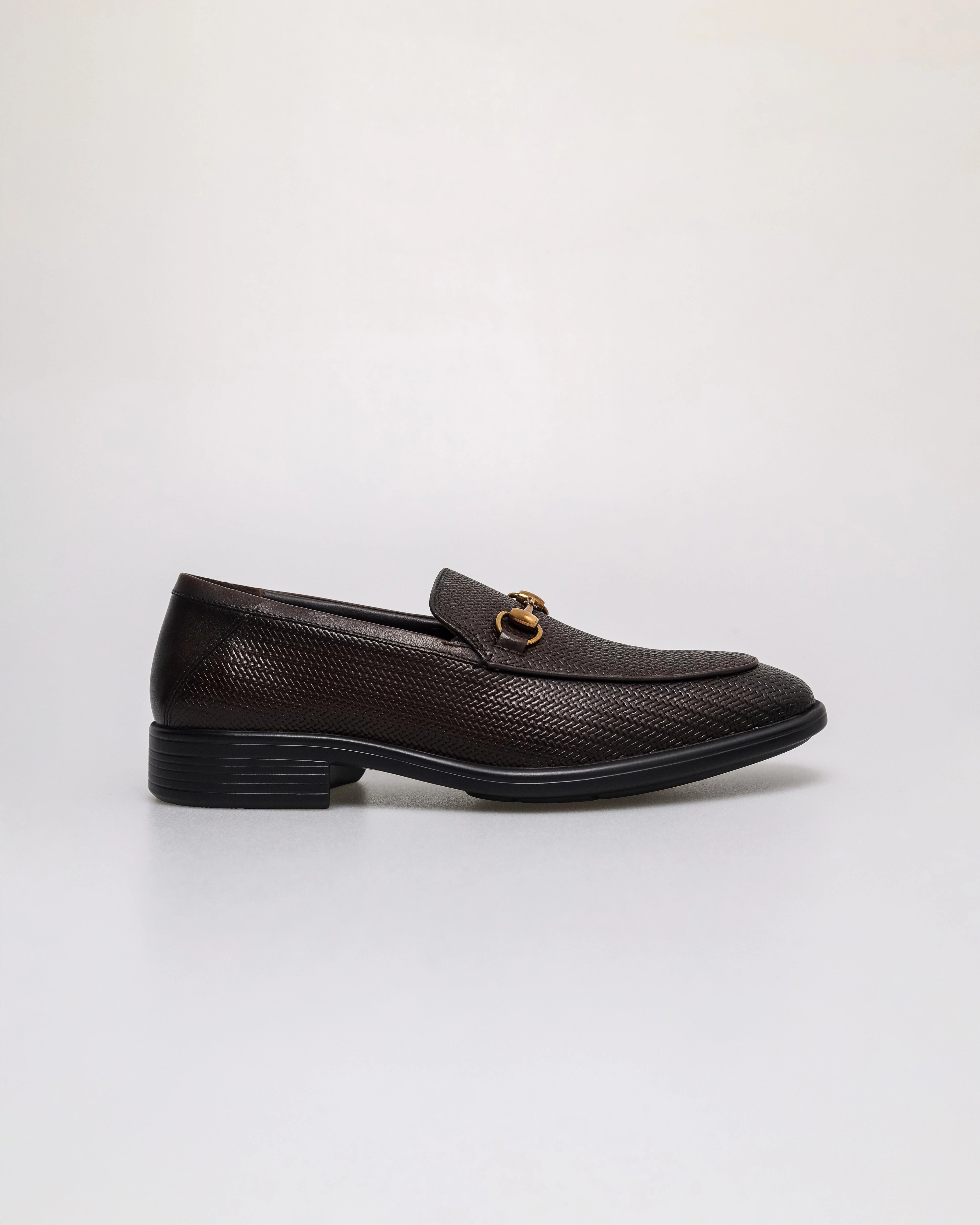 Tomaz F428 Men's Woven Horsebit Loafers