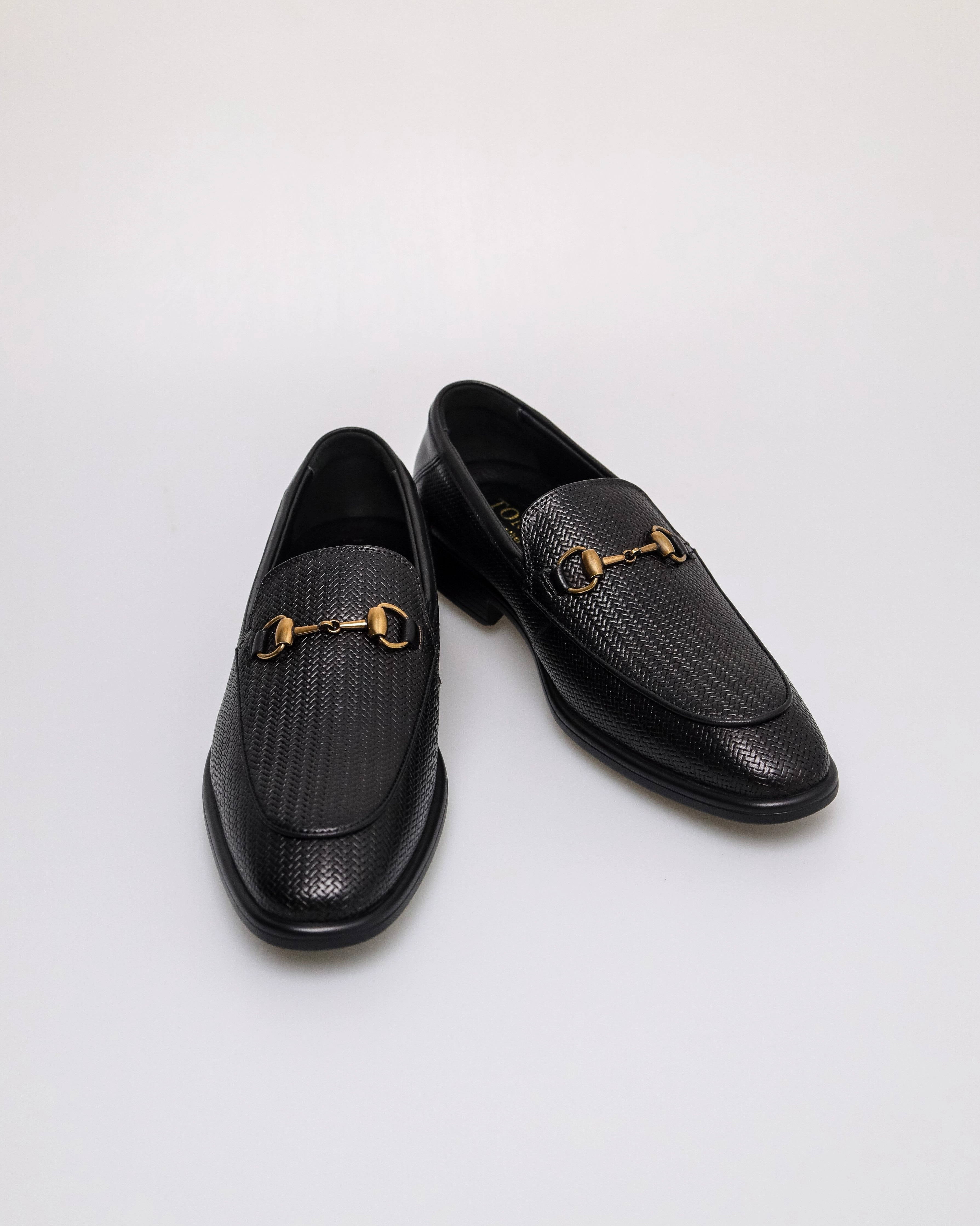 Tomaz F428 Men's Woven Horsebit Loafers