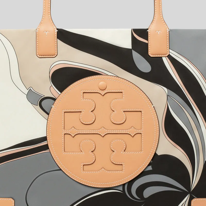 Tory Burch Bags TORY BURCH Ella Tulip Printed Tote Bag Natural Multi 88237