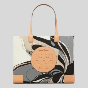 Tory Burch Bags TORY BURCH Ella Tulip Printed Tote Bag Natural Multi 88237