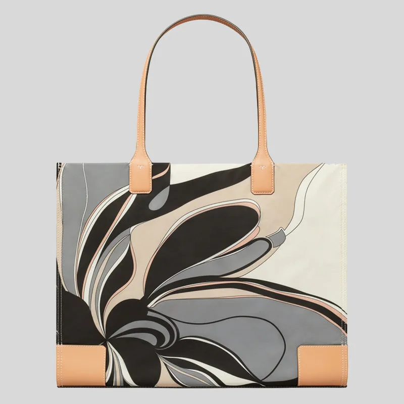 Tory Burch Bags TORY BURCH Ella Tulip Printed Tote Bag Natural Multi 88237