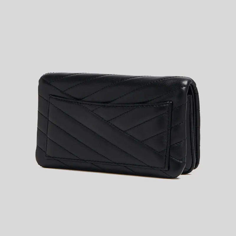 Tory Burch Bags TORY BURCH Kira Chevron Chain Wallet Black 156553