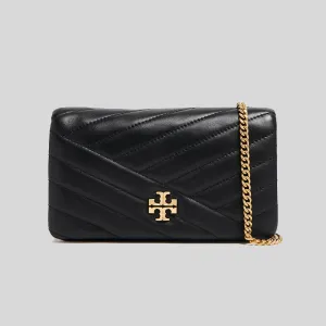 Tory Burch Bags TORY BURCH Kira Chevron Chain Wallet Black 156553