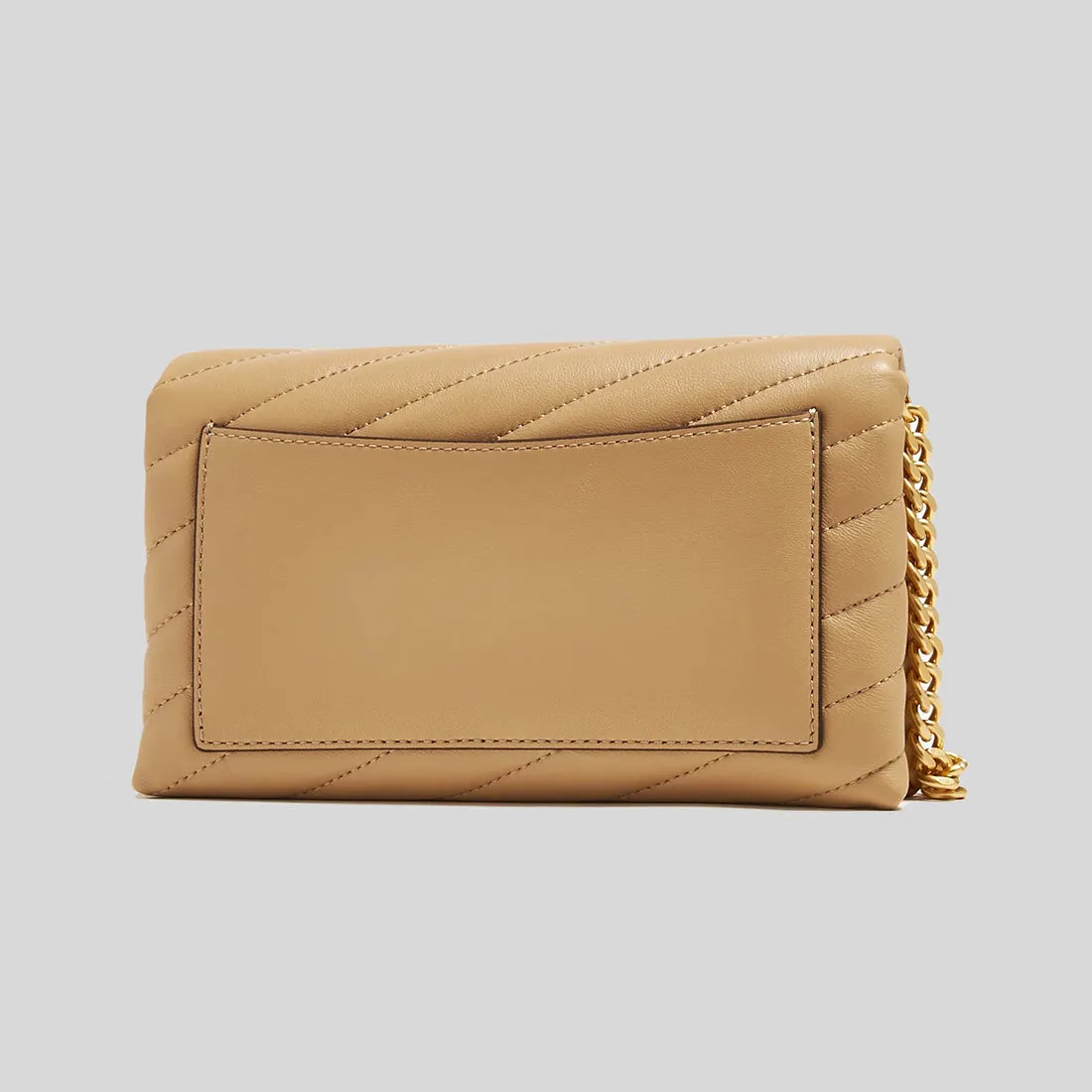 Tory Burch Bags TORY BURCH Kira Chevron Chain Wallet Desert Dune 90343