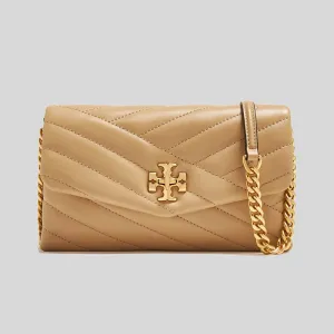 Tory Burch Bags TORY BURCH Kira Chevron Chain Wallet Desert Dune 90343