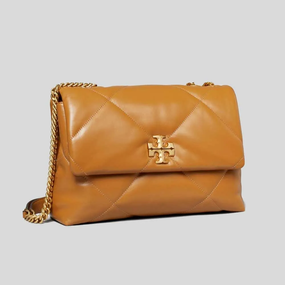 Tory Burch Bags TORY BURCH Kira Diamond Quilt Convertible Shoulder Bag Tan 154704