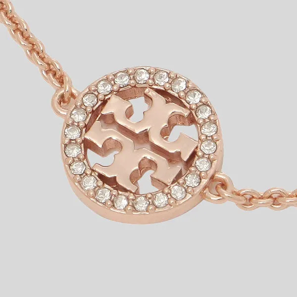 Tory Burch Bags TORY BURCH Miller Pave Chain Bracelet Rose Gold 80997