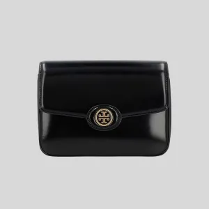 Tory Burch Bags TORY BURCH Robinson Spazzolato Convertible Shoulder Bag Black 143122