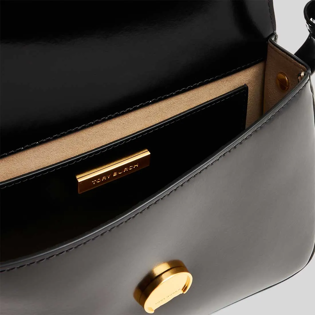 Tory Burch Bags TORY BURCH Robinson Spazzolato Convertible Shoulder Bag Black 143122