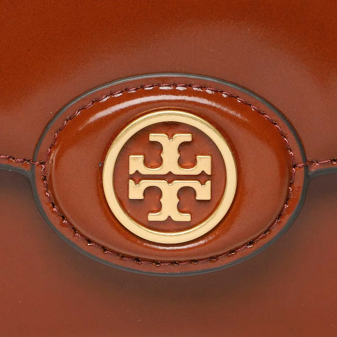 Tory Burch Bags TORY BURCH Robinson Spazzolato Convertible Shoulder Bag Dark Sienna 143122