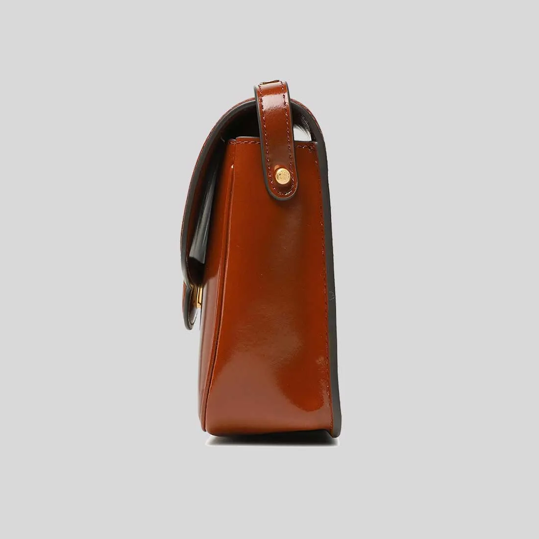 Tory Burch Bags TORY BURCH Robinson Spazzolato Convertible Shoulder Bag Dark Sienna 143122