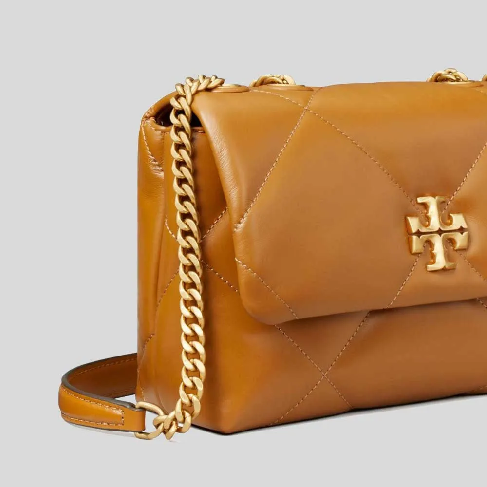 Tory Burch Bags TORY BURCH Small Kira Diamond Quilt Convertible Shoulder Bag Tan 154706