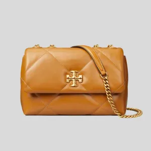 Tory Burch Bags TORY BURCH Small Kira Diamond Quilt Convertible Shoulder Bag Tan 154706