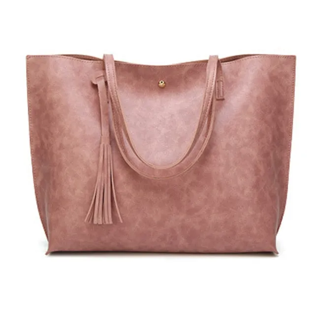 Tote Bag Large Women's Leather Handbags High Quality Female Pu Leather Bag Fashion Lady Shoulder Bags Classic Handbag Fashion Nova Bags