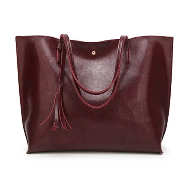 Tote Bag Large Women's Leather Handbags High Quality Female Pu Leather Bag Fashion Lady Shoulder Bags Classic Handbag Fashion Nova Bags