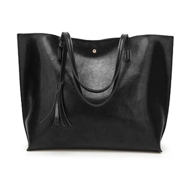 Tote Bag Large Women's Leather Handbags High Quality Female Pu Leather Bag Fashion Lady Shoulder Bags Classic Handbag Fashion Nova Bags