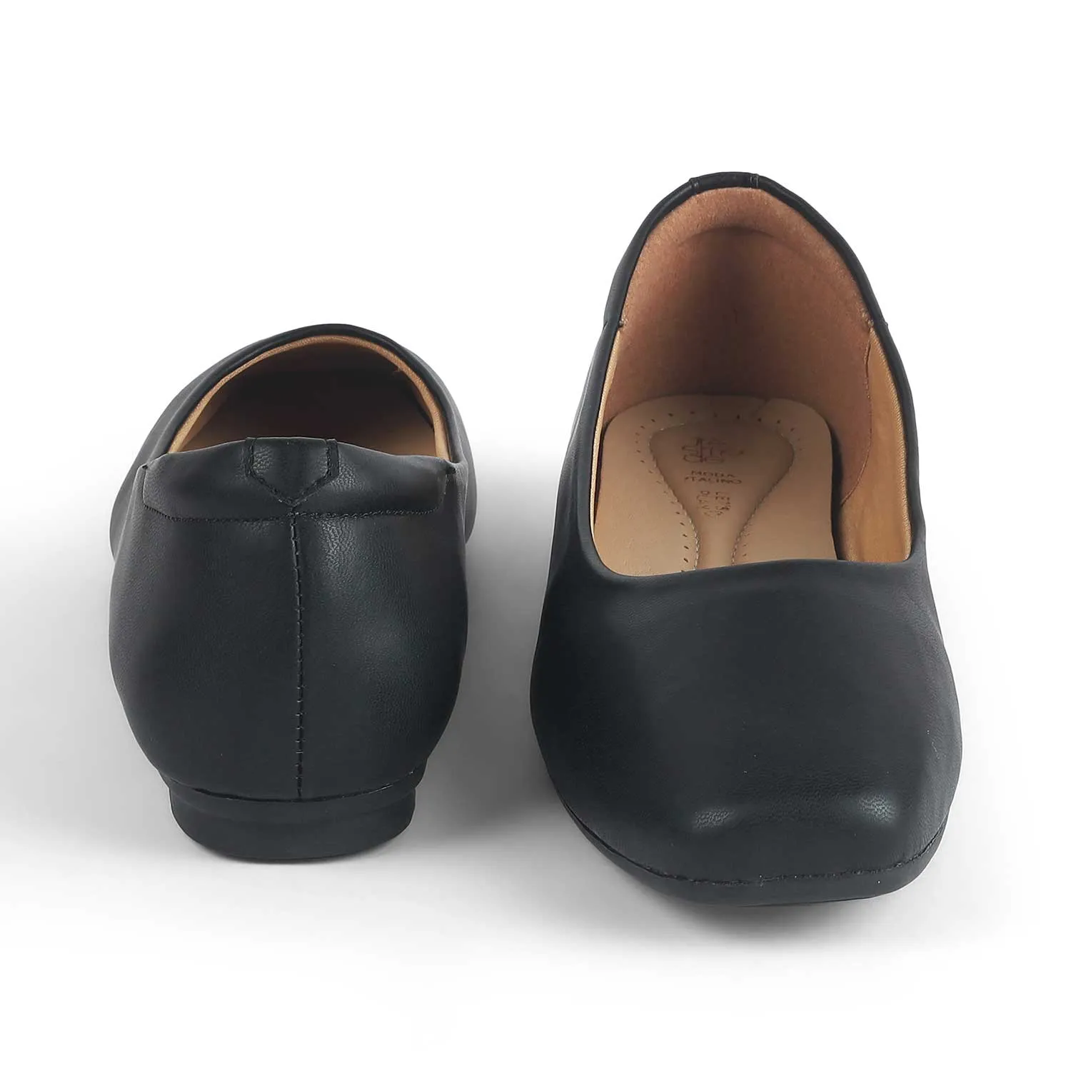 Tresmode Kiesta Black Women's Casual Ballerinas