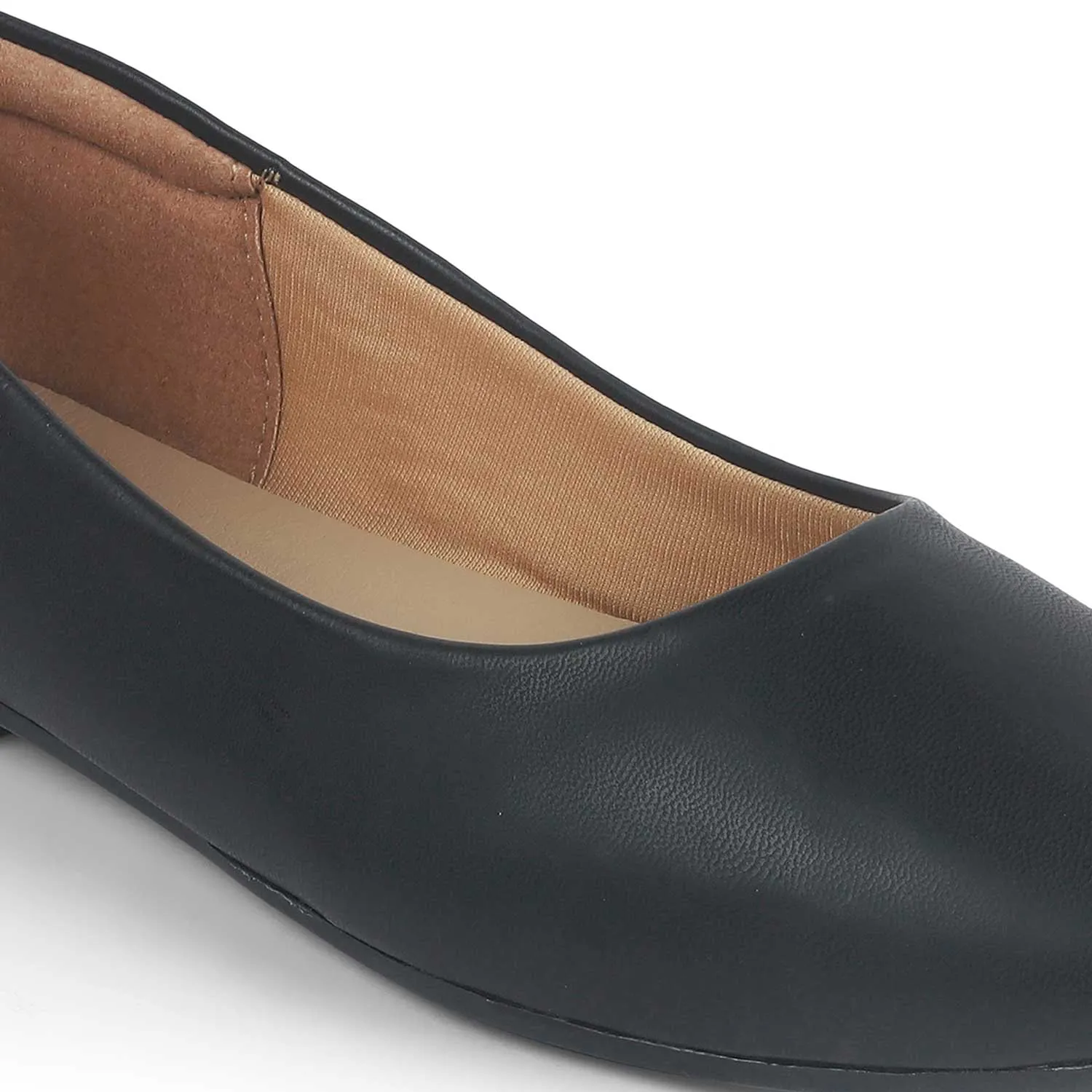 Tresmode Kiesta Black Women's Casual Ballerinas