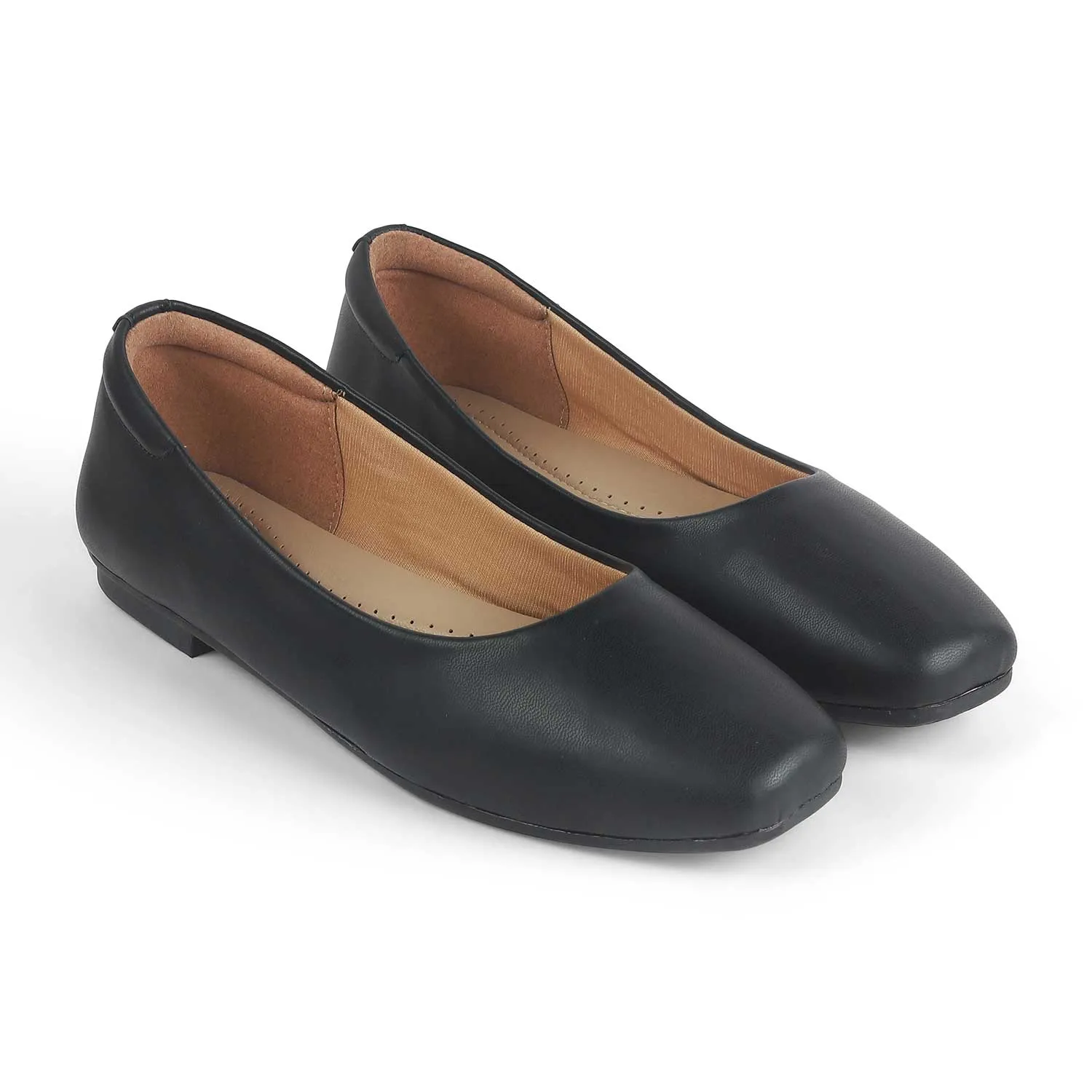 Tresmode Kiesta Black Women's Casual Ballerinas