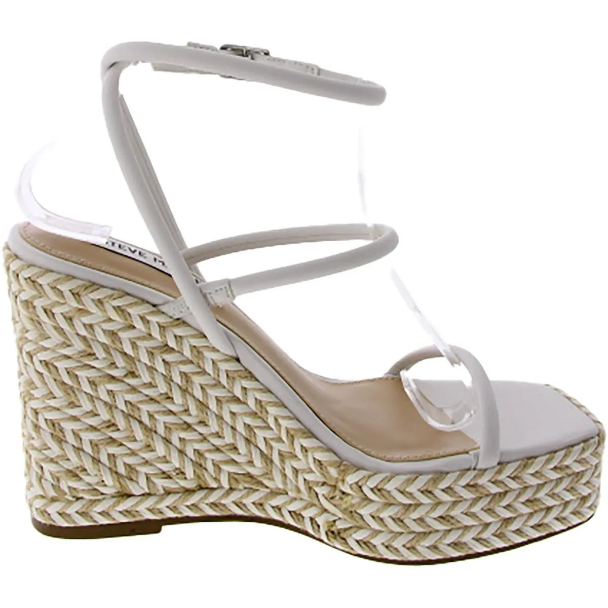 UNIFY Womens Faux Leather Wedge Platform Sandals