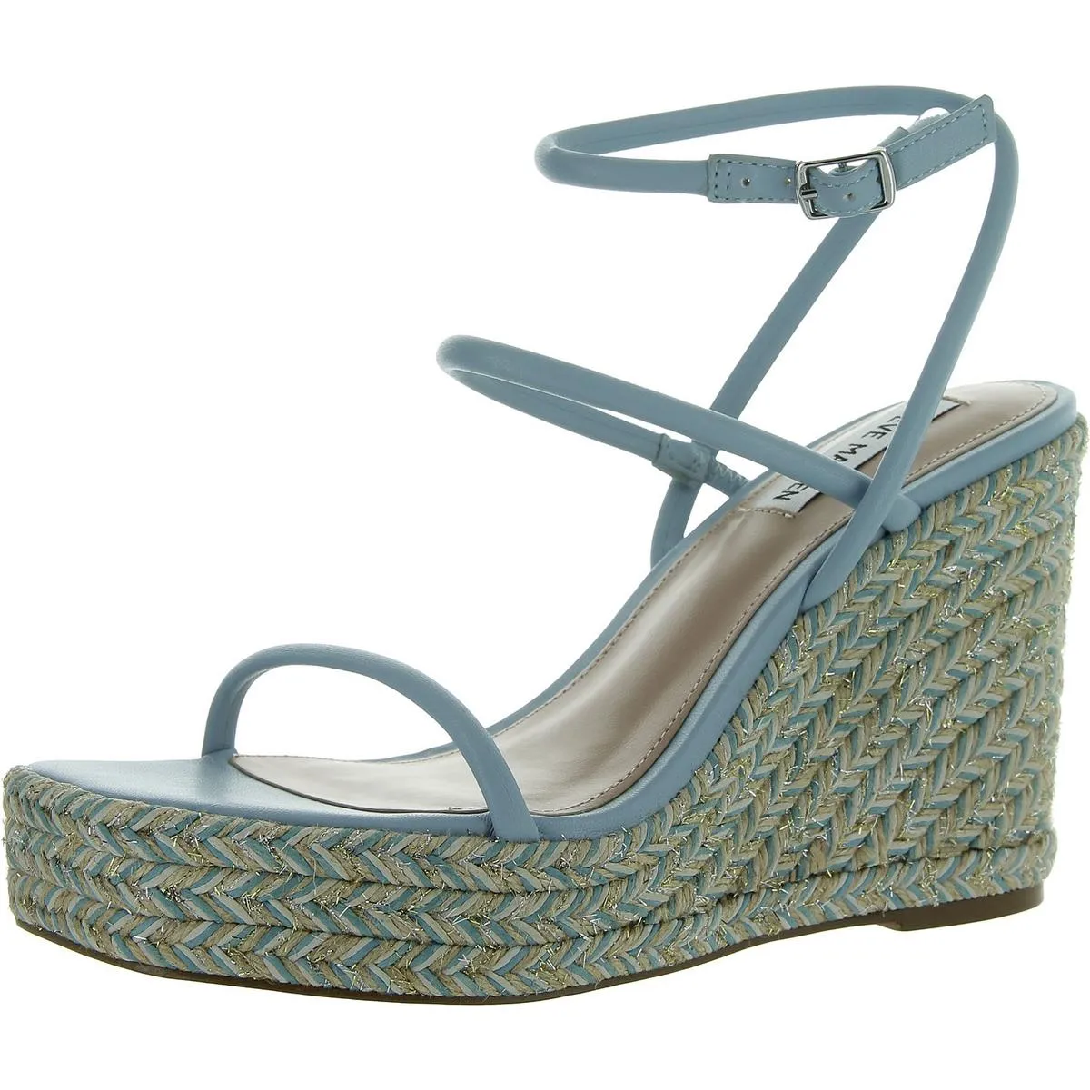 UNIFY Womens Faux Leather Wedge Platform Sandals