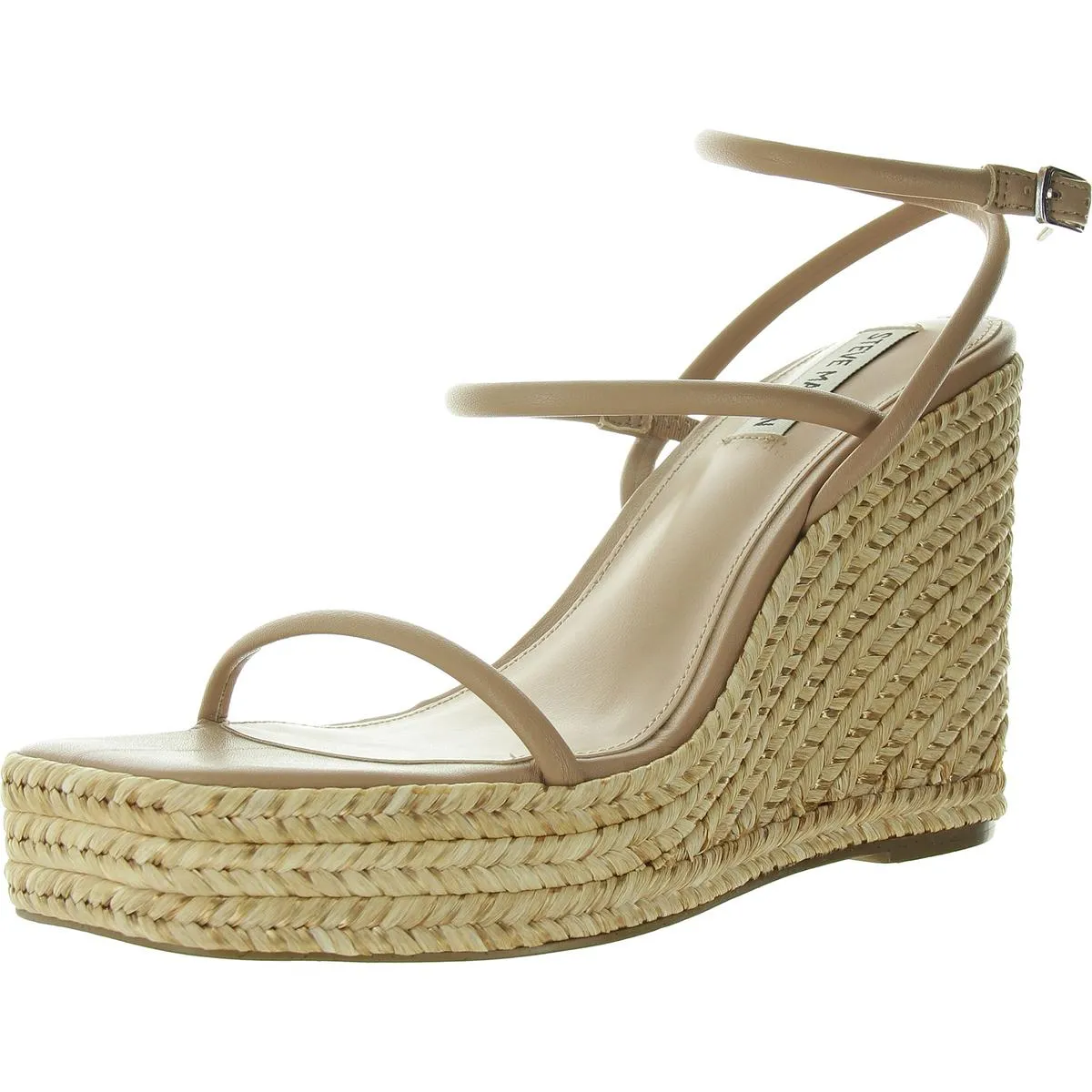 UNIFY Womens Faux Leather Wedge Platform Sandals