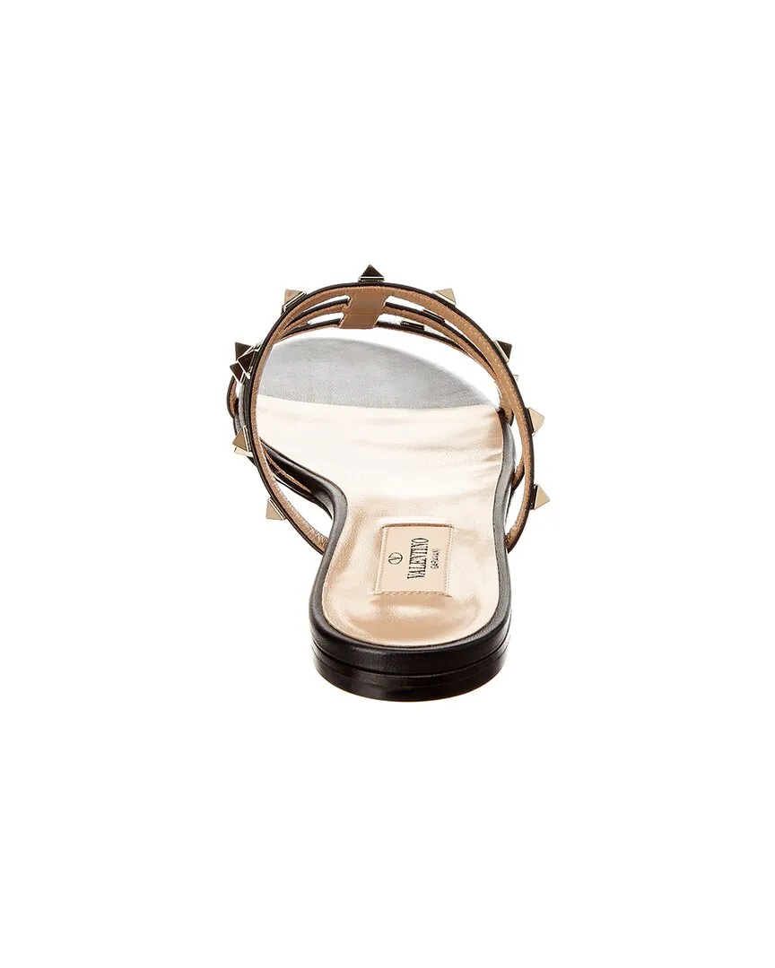 Valentino Rockstud Caged Leather Sandal