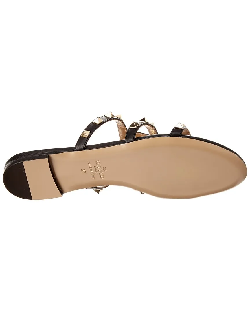 Valentino Rockstud Caged Leather Sandal