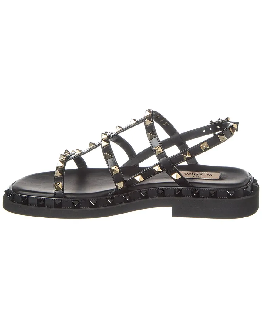 Valentino Rockstud Leather Sandal