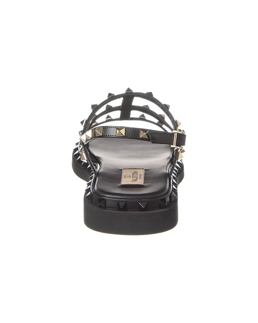Valentino Rockstud Leather Sandal