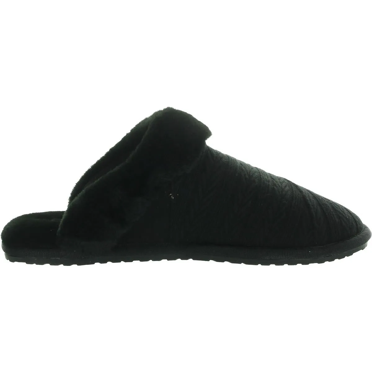 Valerie Womens Faux Fur Lined Man Made Slide Slippers