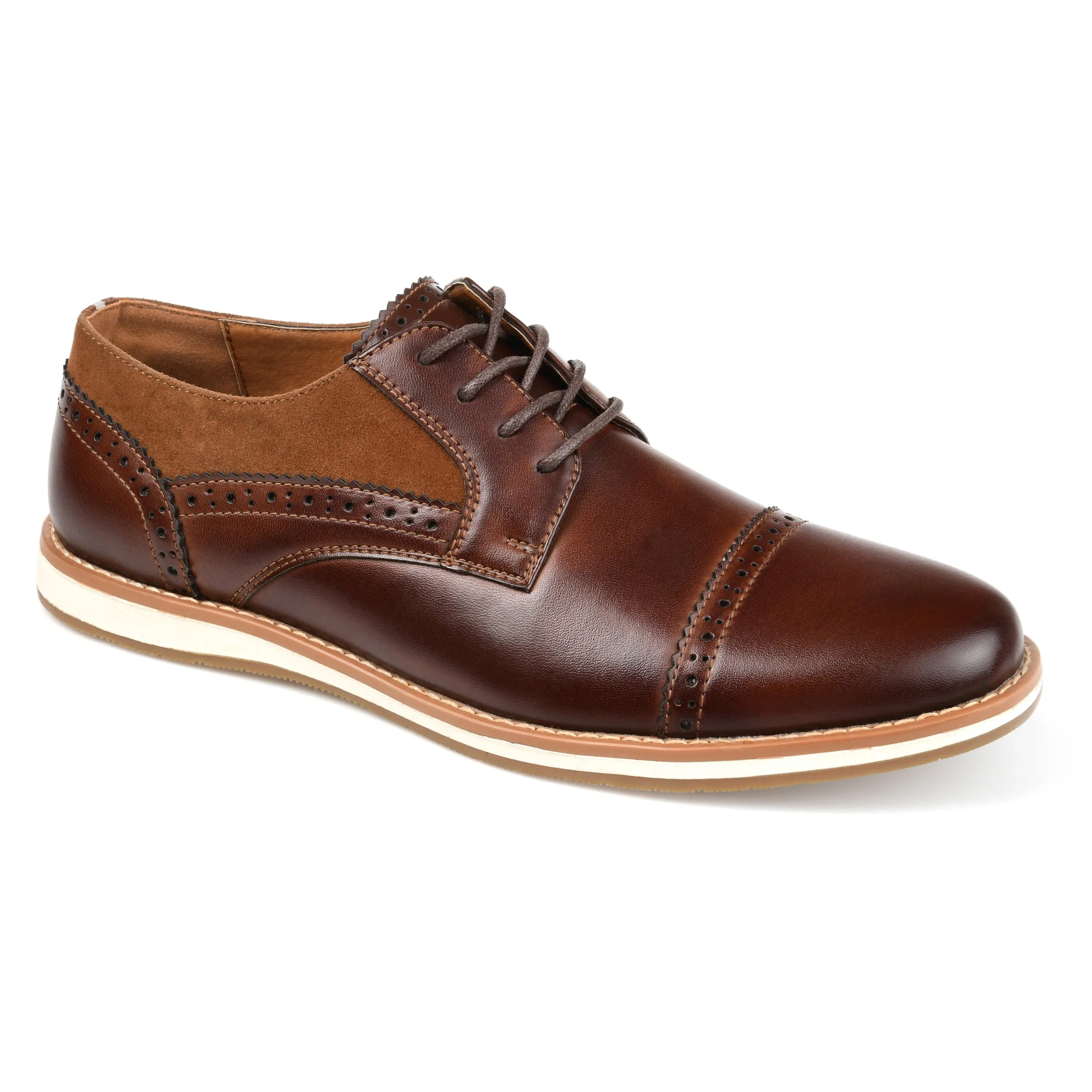 Vance Co. Griff Cap Toe Brogue Derby