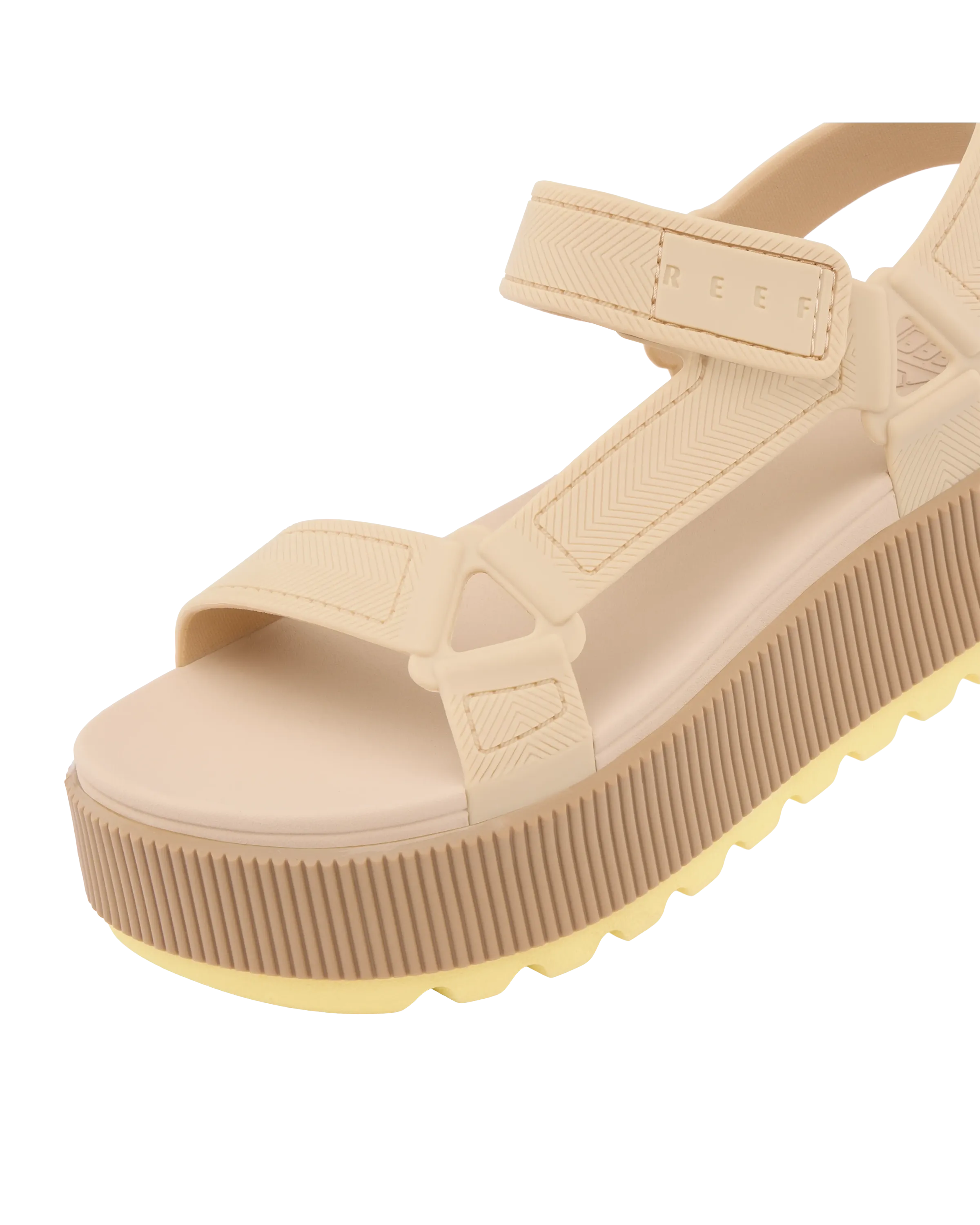 Water Rem Higher Sandal in Pale Banana