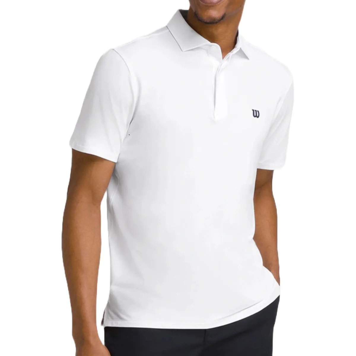 Wilson Men's League Polo - Bright White Clothing Wilson Men