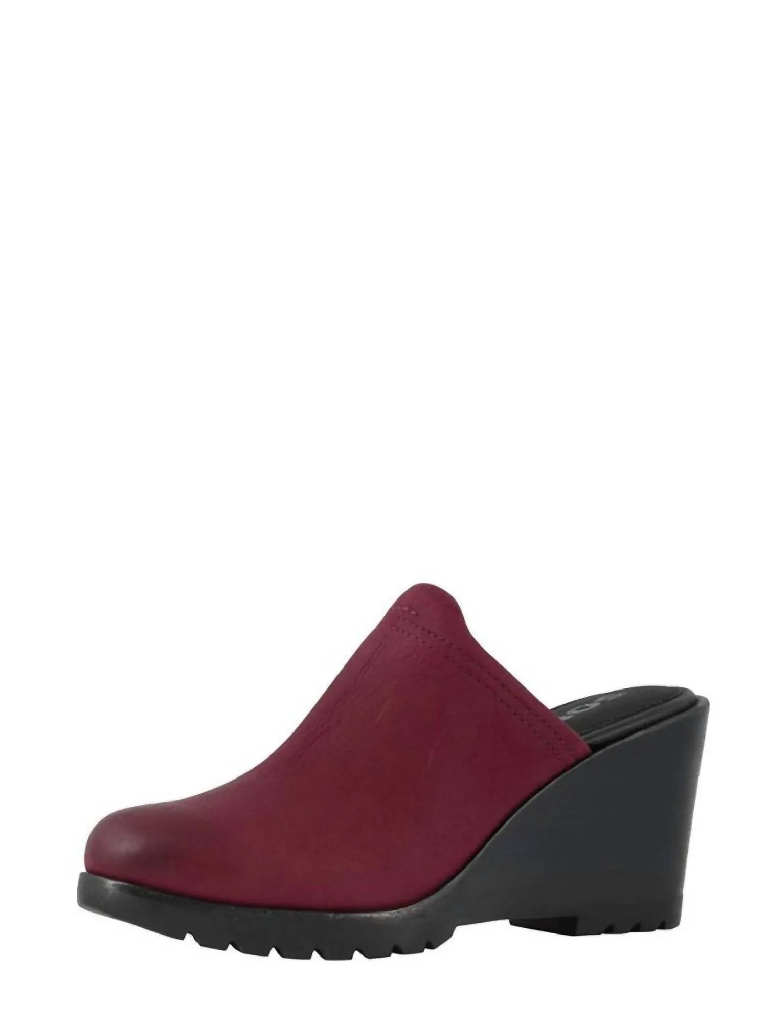 Women After Hours Heeled Mule In Rich Wine