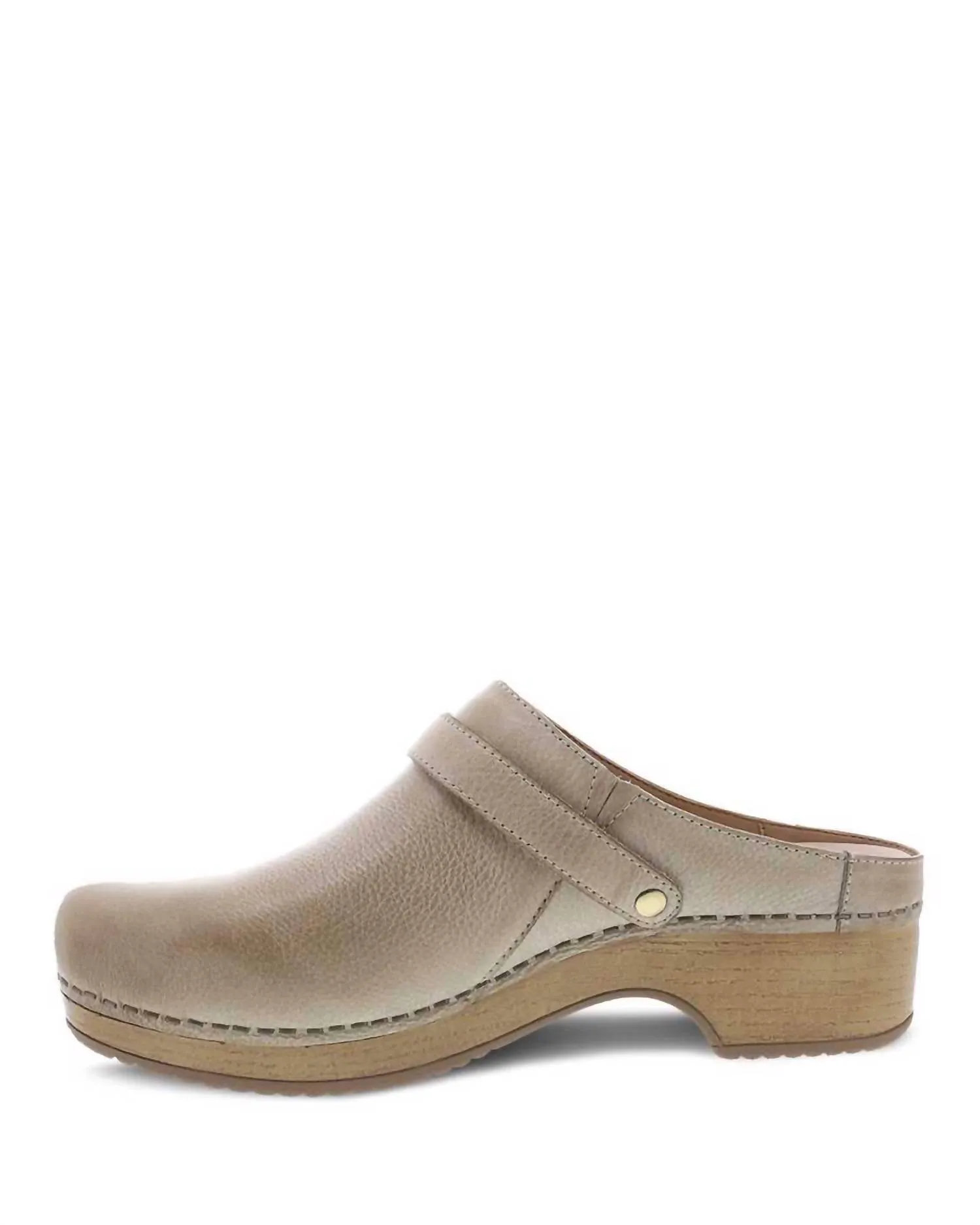 Women Berry Nubuck Convertible Slip On Mule In Oyster