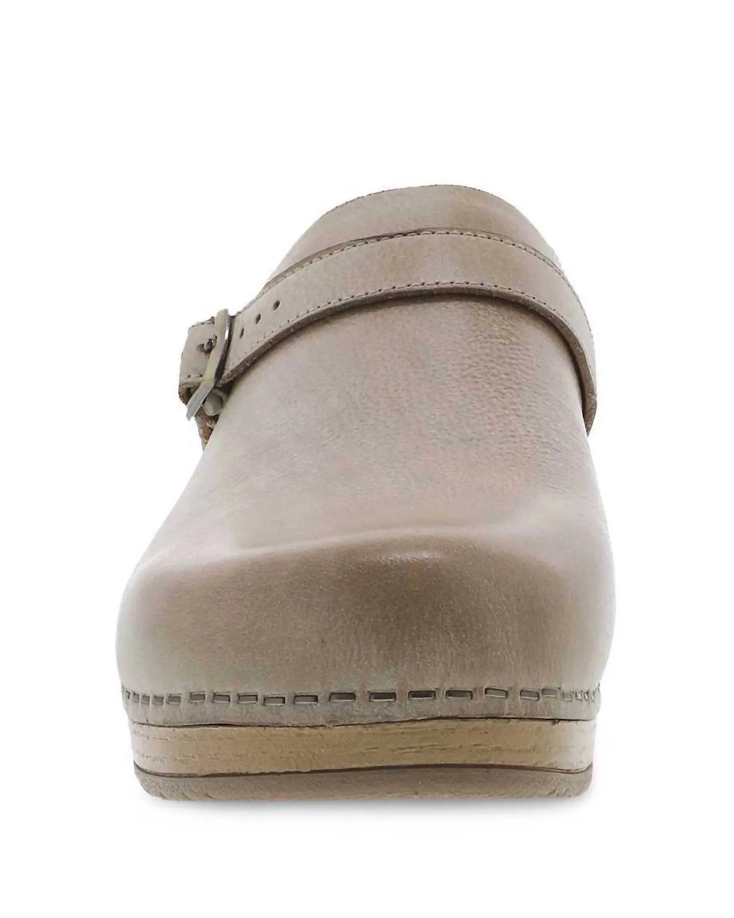 Women Berry Nubuck Convertible Slip On Mule In Oyster