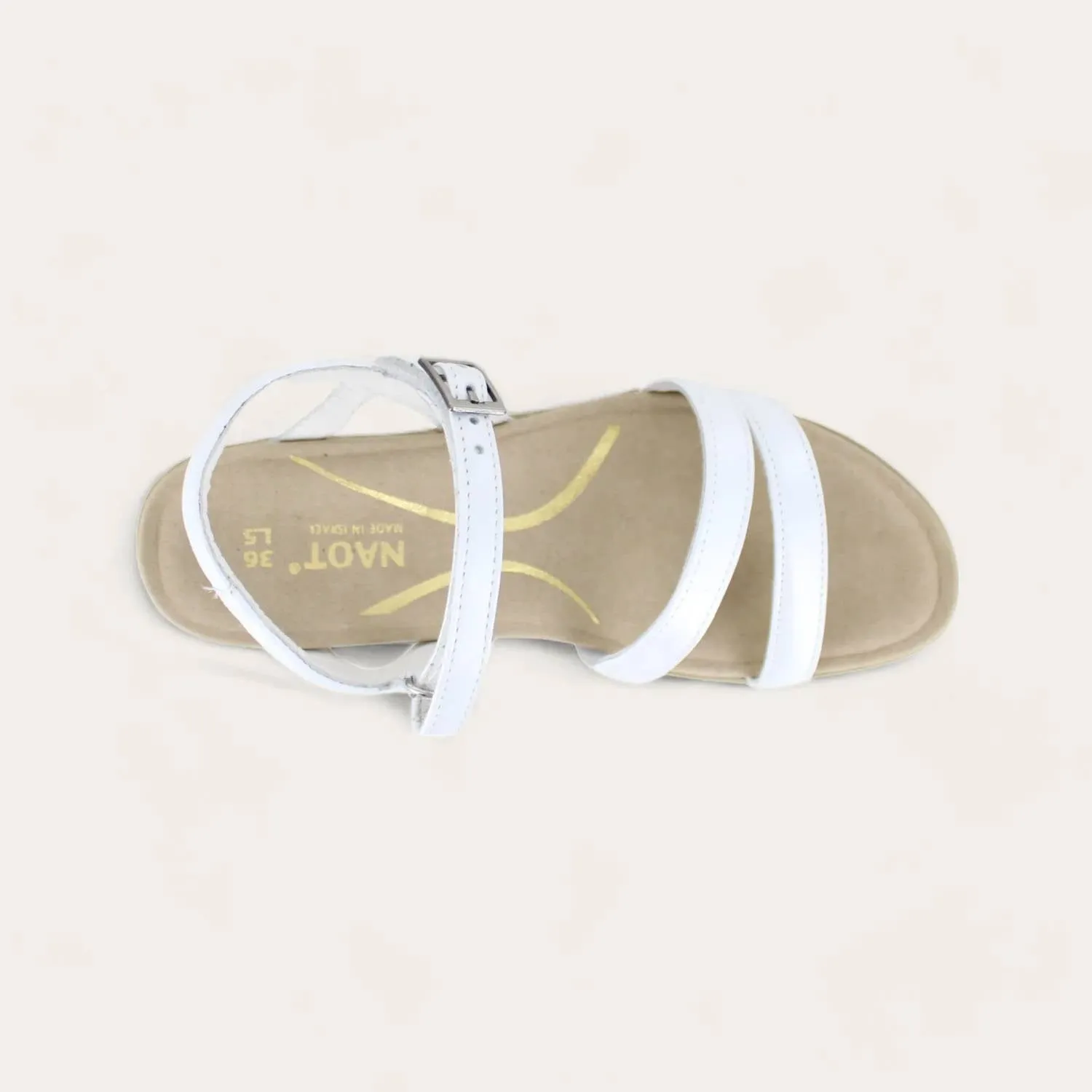 Women Bounty Sandal In White Pearl Leather - H60