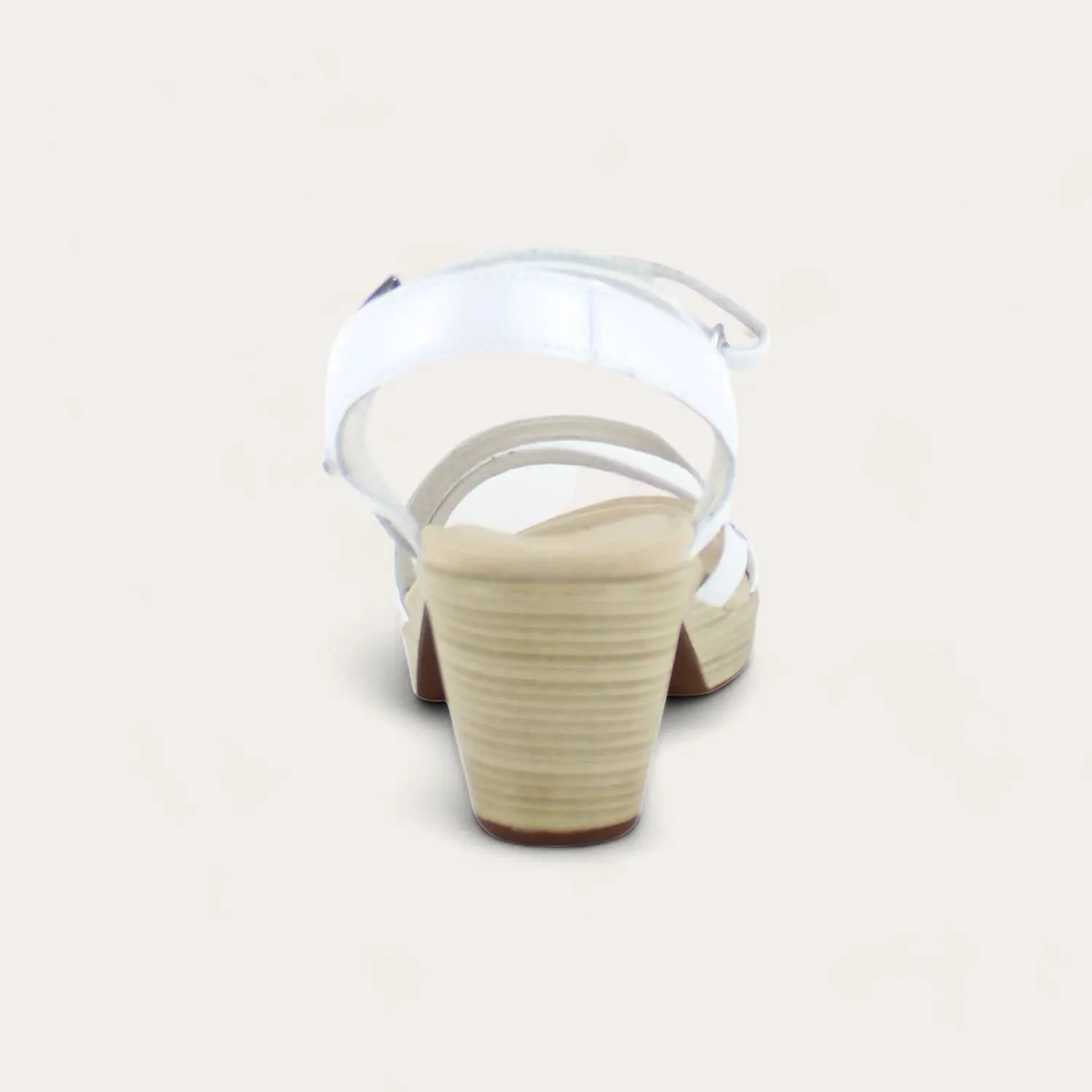 Women Bounty Sandal In White Pearl Leather - H60