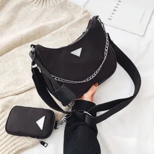 Women Crossbody Bag Causal Luxury Handbags Women Bags Designer With Mini Pocket Luxury Brand Female Shoulder Messenger Bag Fashion Nova Bags