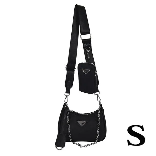 Women Crossbody Bag Causal Luxury Handbags Women Bags Designer With Mini Pocket Luxury Brand Female Shoulder Messenger Bag Fashion Nova Bags