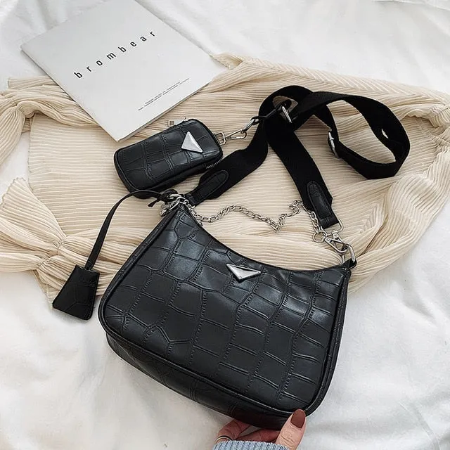 Women Crossbody Bag Causal Luxury Handbags Women Bags Designer With Mini Pocket Luxury Brand Female Shoulder Messenger Bag Fashion Nova Bags