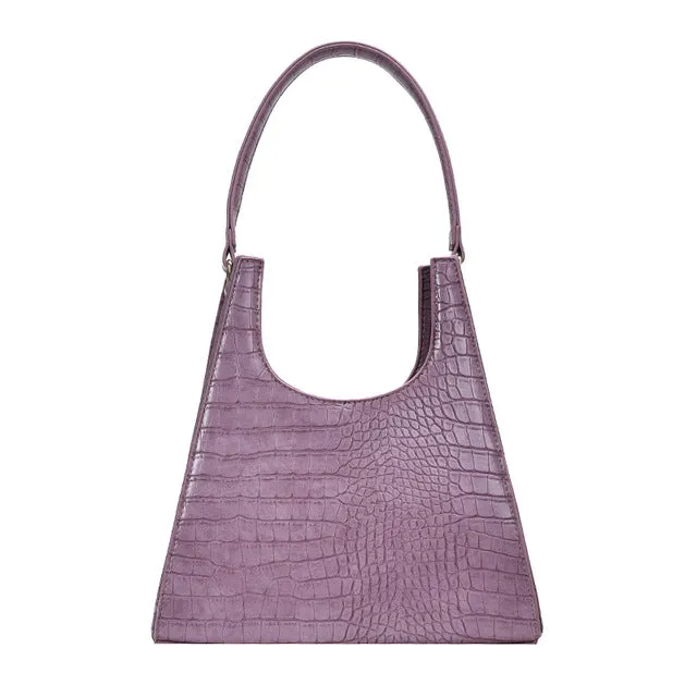 Women Handbag Retro Alligator Subaxillary Bag Vintage Small Triangle Handbags Female Luxury Crocodile Shoulder Bag LadyA155 Fashion Nova Bags