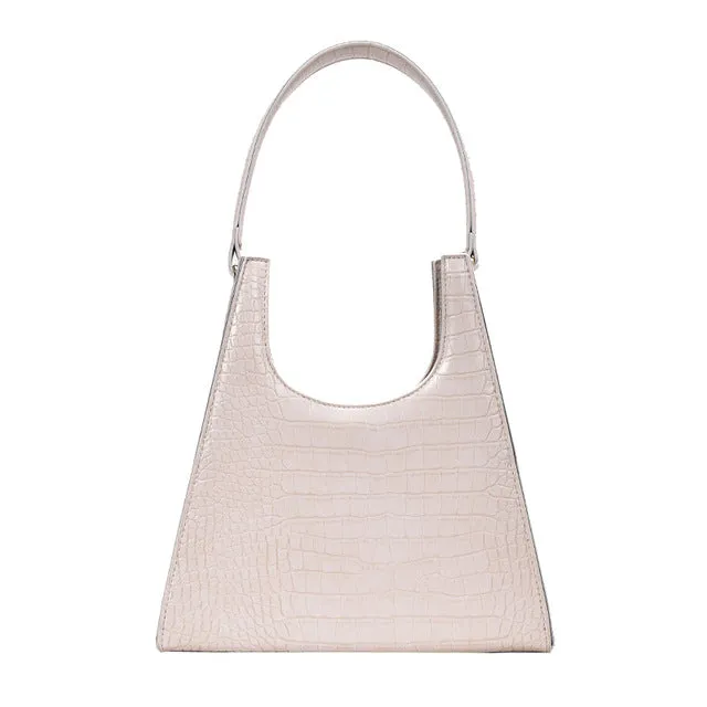 Women Handbag Retro Alligator Subaxillary Bag Vintage Small Triangle Handbags Female Luxury Crocodile Shoulder Bag LadyA155 Fashion Nova Bags