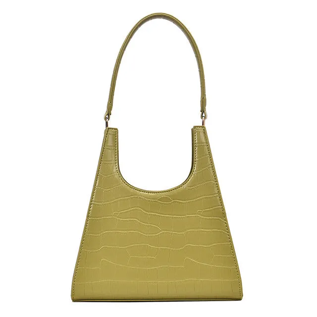 Women Handbag Retro Alligator Subaxillary Bag Vintage Small Triangle Handbags Female Luxury Crocodile Shoulder Bag LadyA155 Fashion Nova Bags